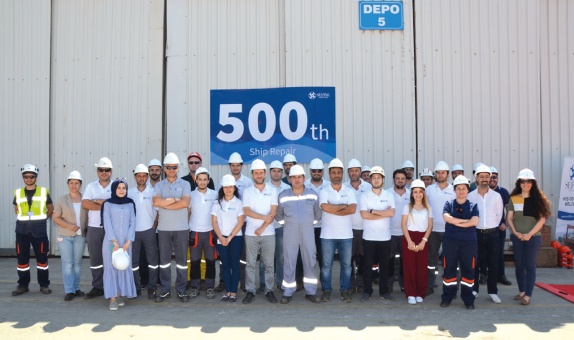 Sefine Tersanesi 500. Geminin Tamirini Kutluyor Sefine Tersanesi 500. Geminin Tamirini Kutluyor