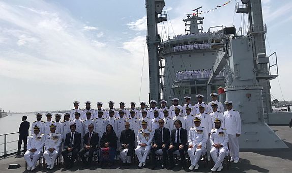 STM Tarafından Geliştirilen Denizde İkmal Gemisi Pakistan'a Teslim Edildi