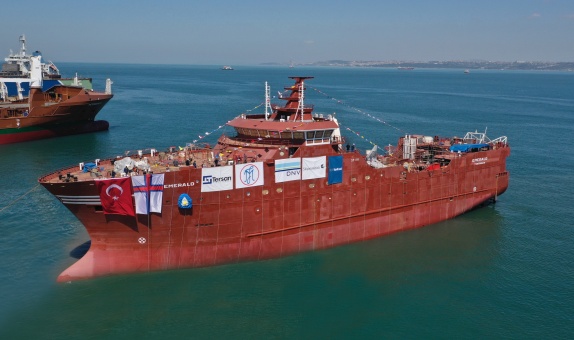 Tersan Tersanesi Arktik Fabrika Balıkçı Gemisini Denize İndirdi