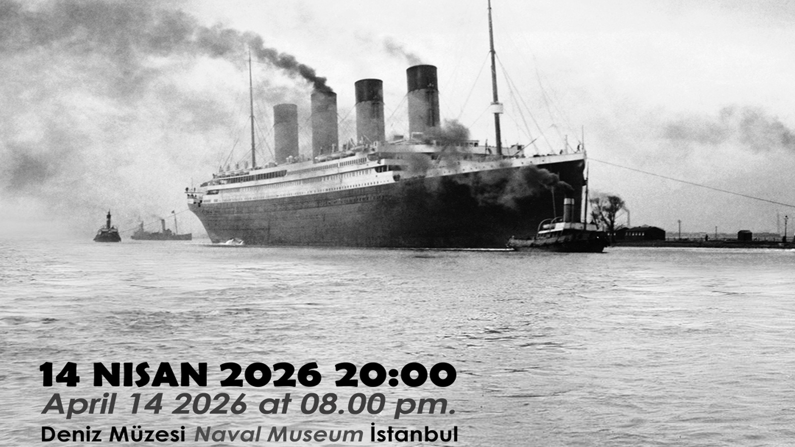 "TITANIC BAND: Transatlantik Günlükleri" 14 Nisan'da Deniz Müzesi'nde "TITANIC BAND: Transatlantik Günlükleri" 14 Nisan'da Deniz Müzesi'nde