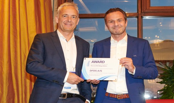 DFDS gemisine 'Avrupa Feribot Denizcilik' Zirvesi'nde Uluslararası Ödül