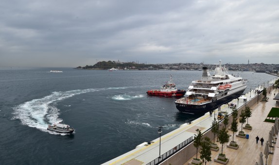 Galataport İstanbul İlk Yolcu Gemisini Ağırlıyor
