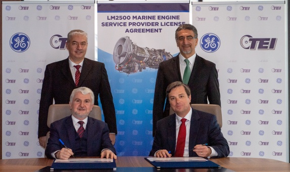 GE Marine ve TEI, LM2500 Deniz Gaz Türbinleri İçin Lisans Anlaşması İmzaladı