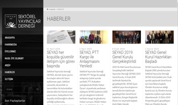 Sektörel Yayıncılar Derneği Web Sitesi Yenilendi Sektörel Yayıncılar Derneği Web Sitesi Yenilendi