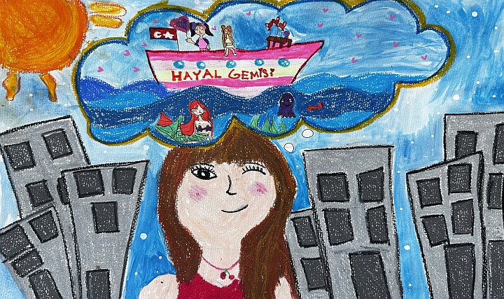 TMMOB GMO'nın, "Önüm Arkam Deniz, Sağım Solum Gemi" Resim Yarışması TMMOB GMO'nın, "Önüm Arkam Deniz, Sağım Solum Gemi" Resim Yarışması