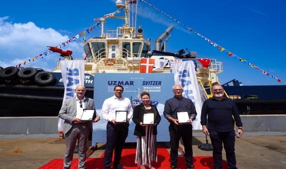 UZMAR Tersanesi, 'SVITZER Elizabeth' Römorkörünü Teslim Etti