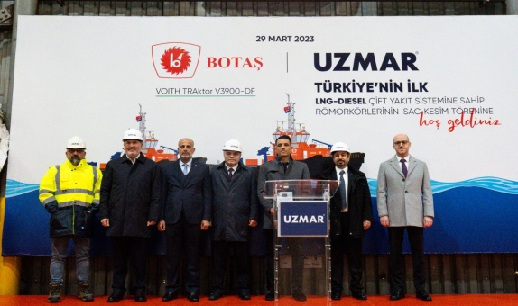 Uzmar'ın BOTAŞ'a İnşa Edeceği Römorkörlerin Sac Kesme Töreni Yapıldı Uzmar'ın BOTAŞ'a İnşa Edeceği Römorkörlerin Sac Kesme Töreni Yapıldı