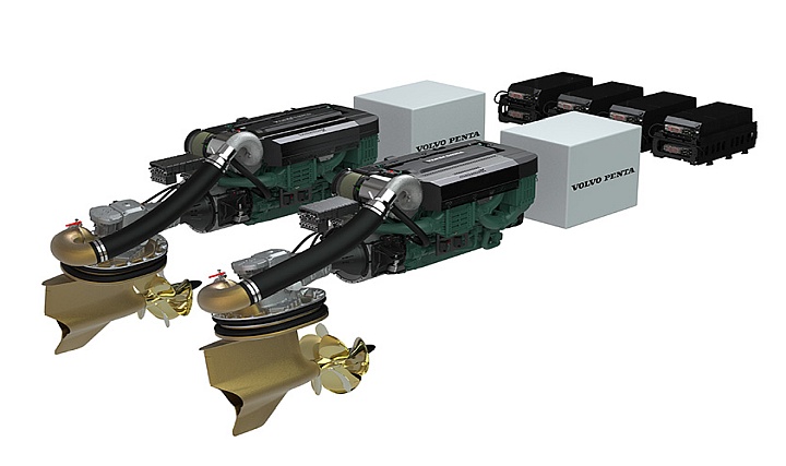 Volvo Penta, Dümen-Pervane Hibrit-Elektrik Paketini Tanıttı Volvo Penta, Dümen-Pervane Hibrit-Elektrik Paketini Tanıttı