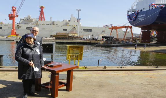 RMK Marine'de T. Elinor Tankeri Törenle Denize İndirildi RMK Marine'de T. Elinor Tankeri Törenle Denize İndirildi