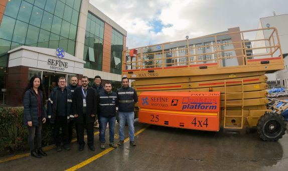 Platform A.Ş.'nin  Ürettiği Büyük Seri Makaslı Platform