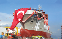 Türkiye'nin İlk Acil Müdahale Gemisi Nene Hatun Denize İndirildi