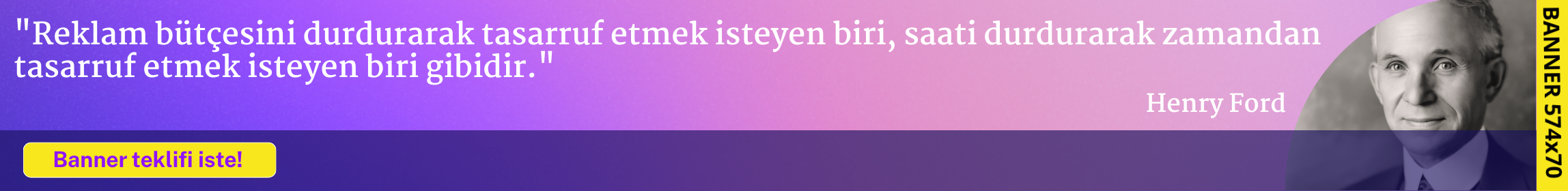 574x70 piksel Reklam Alanı