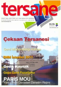Tersane Dergisi 18. Sayı (2011 Ocak-Şubat) kapağı